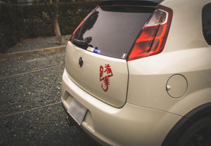 強いサソリをカッティングステッカーで表現しました