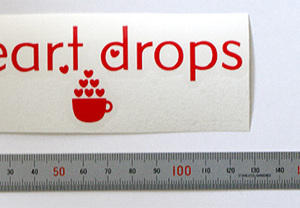 小さく可愛いデザインのカッティングステッカー（カッティングシート含む）