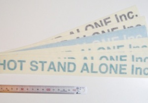 色違いで好印象！社名のカッティングステッカー（カッティングシート含む）（3色）