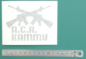 カッティング用シートでお客様のロゴデザインも！