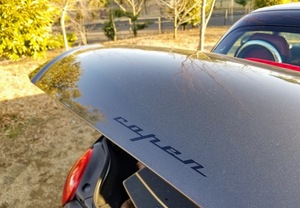 リア・ドアにカッティングシートをプラス