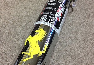 緊急時の備品だからこそ大事に！カッティング用シートでカッコよくデコレーション！