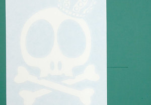 カッティング用シートのデザインが小さい時は、しっかりと圧着を！