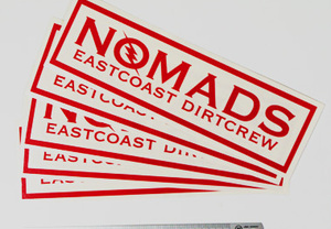 ロゴのカッティングステッカー