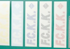 カラーもアイディアも沢山カッティング用シートに盛り込もう！