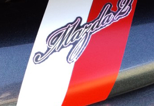 愛車をさりげなく飾る、おしゃれなカッティングステッカー