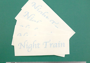 文字のみのカッティング用シートでも個性的に！