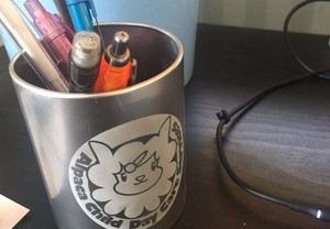 サンドブラストのマスキングもカッティングステッカーにおまかせ