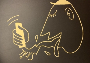 色の対比と独特の世界観が楽しい、アート作品のようなカッティングシートです