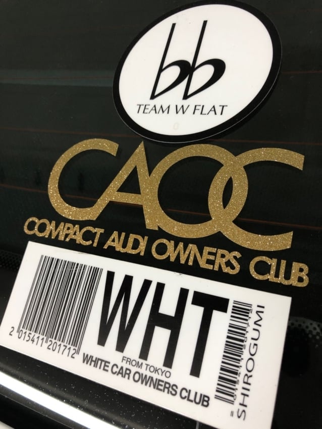 CAPC COMAPCT AUDI OWNERS CLUBのカッティングシート