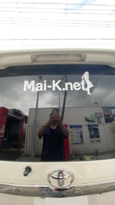 ファンクラブのロゴマークを新しい愛車に