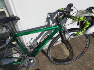 ライトグリーンとミントのカッティングシートで愛車をリメイク