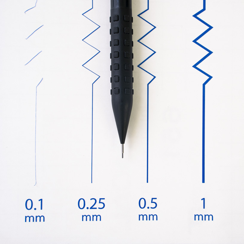 0.1mm, 0.25mmはカットし切れず作れません