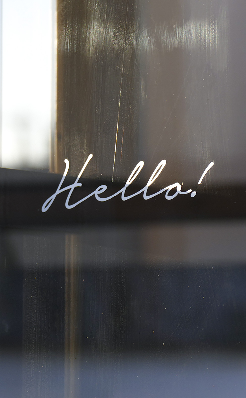 カッティングシートでHello!