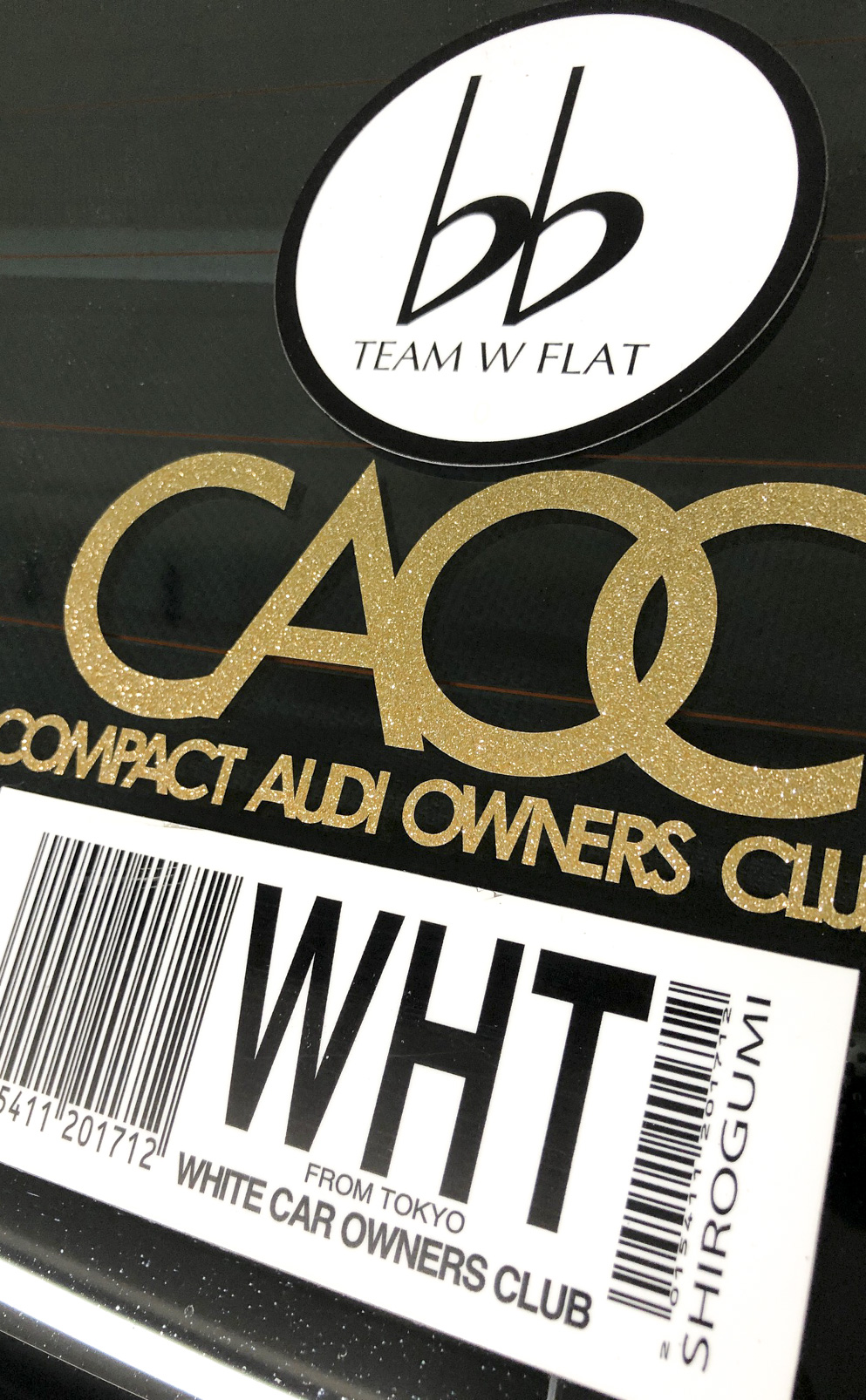 ゴールドのラメシート