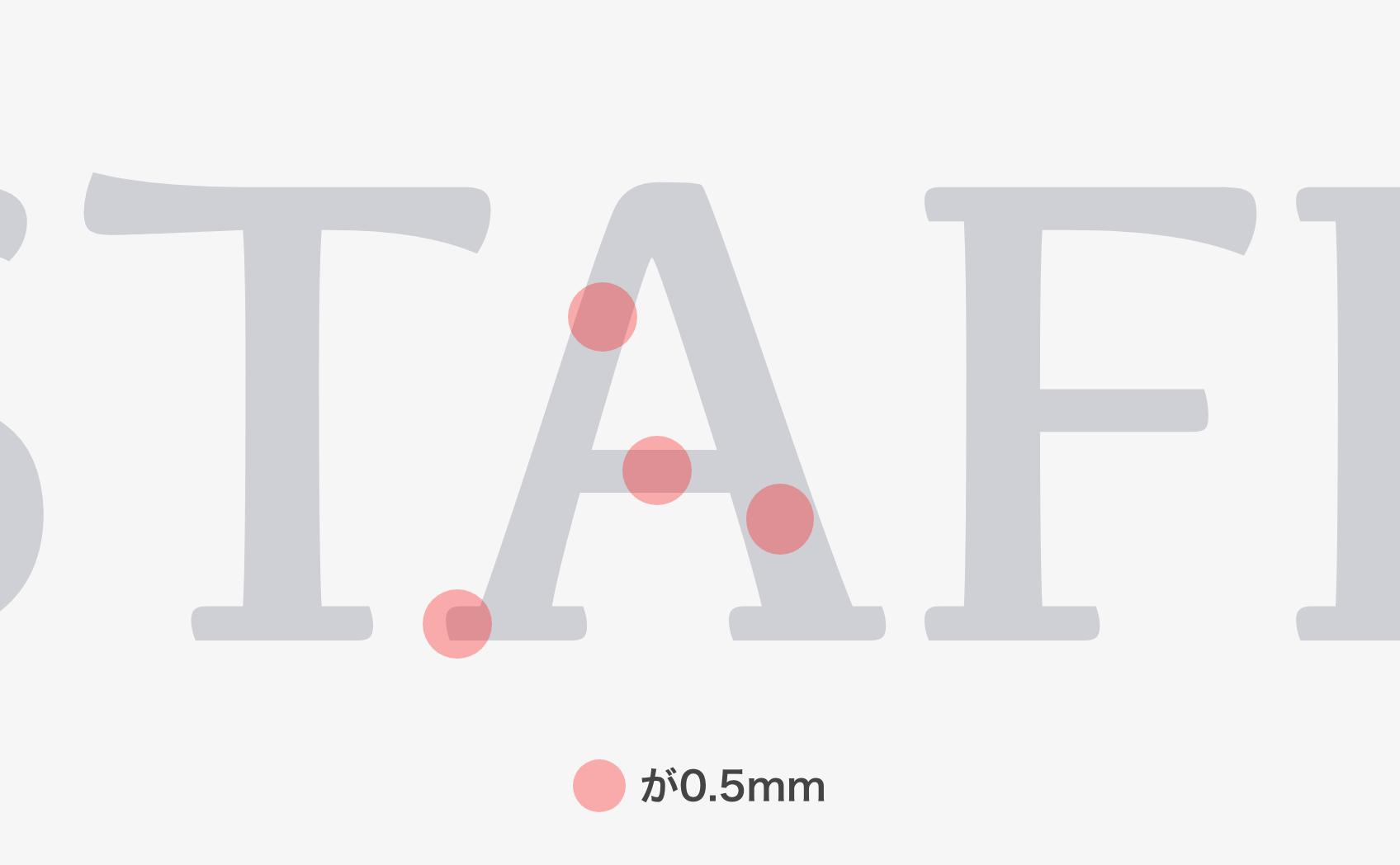 太さが均一でない場合