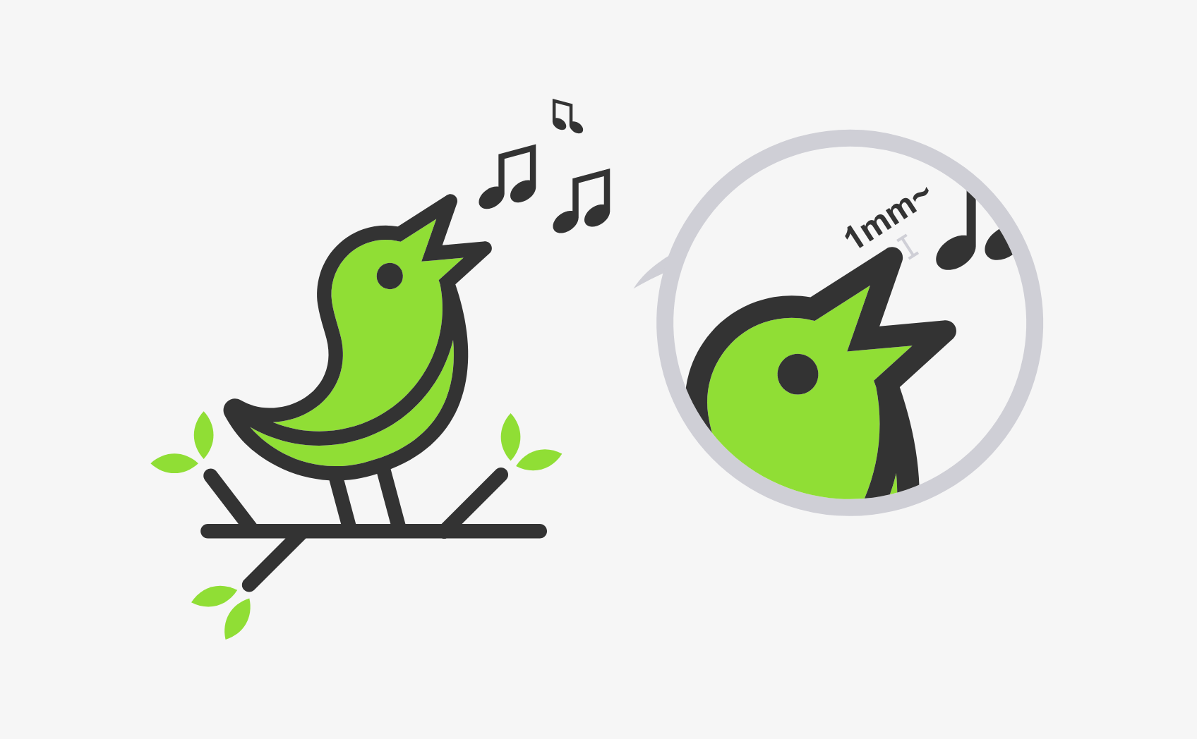 イラストの縁取り