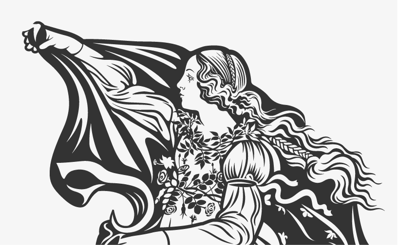 トレース料金例：緻密なイラスト