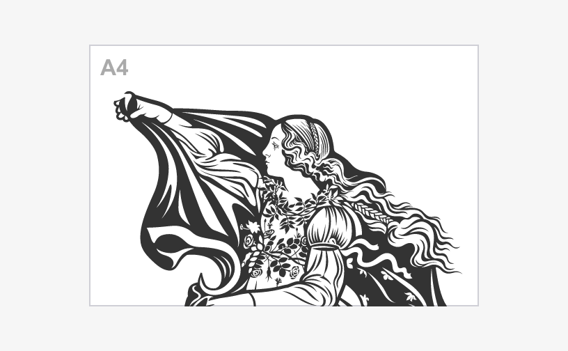 トリミング代_絵画