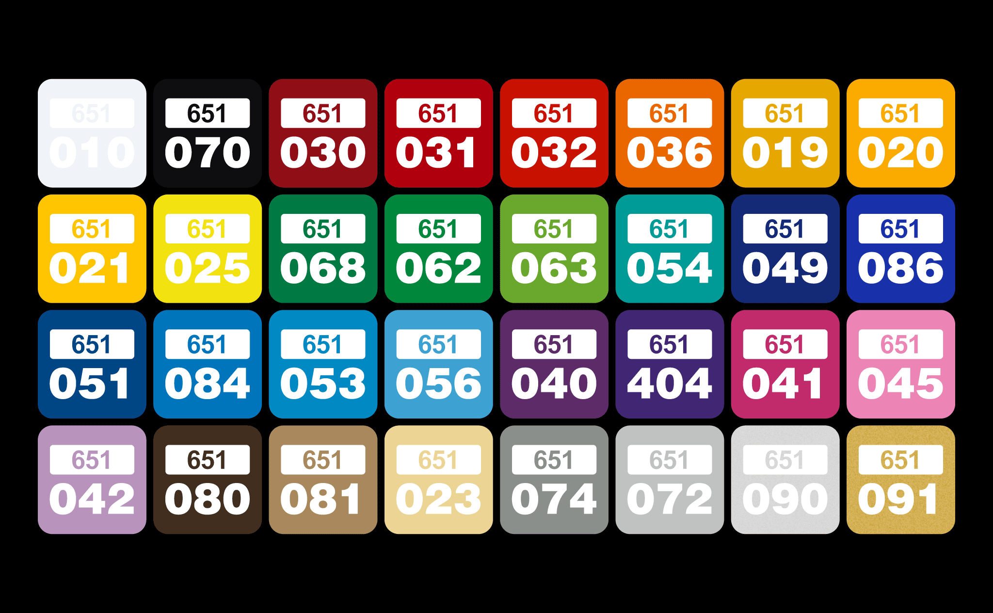 透過性の比較_651標準シート 非透過のデータ