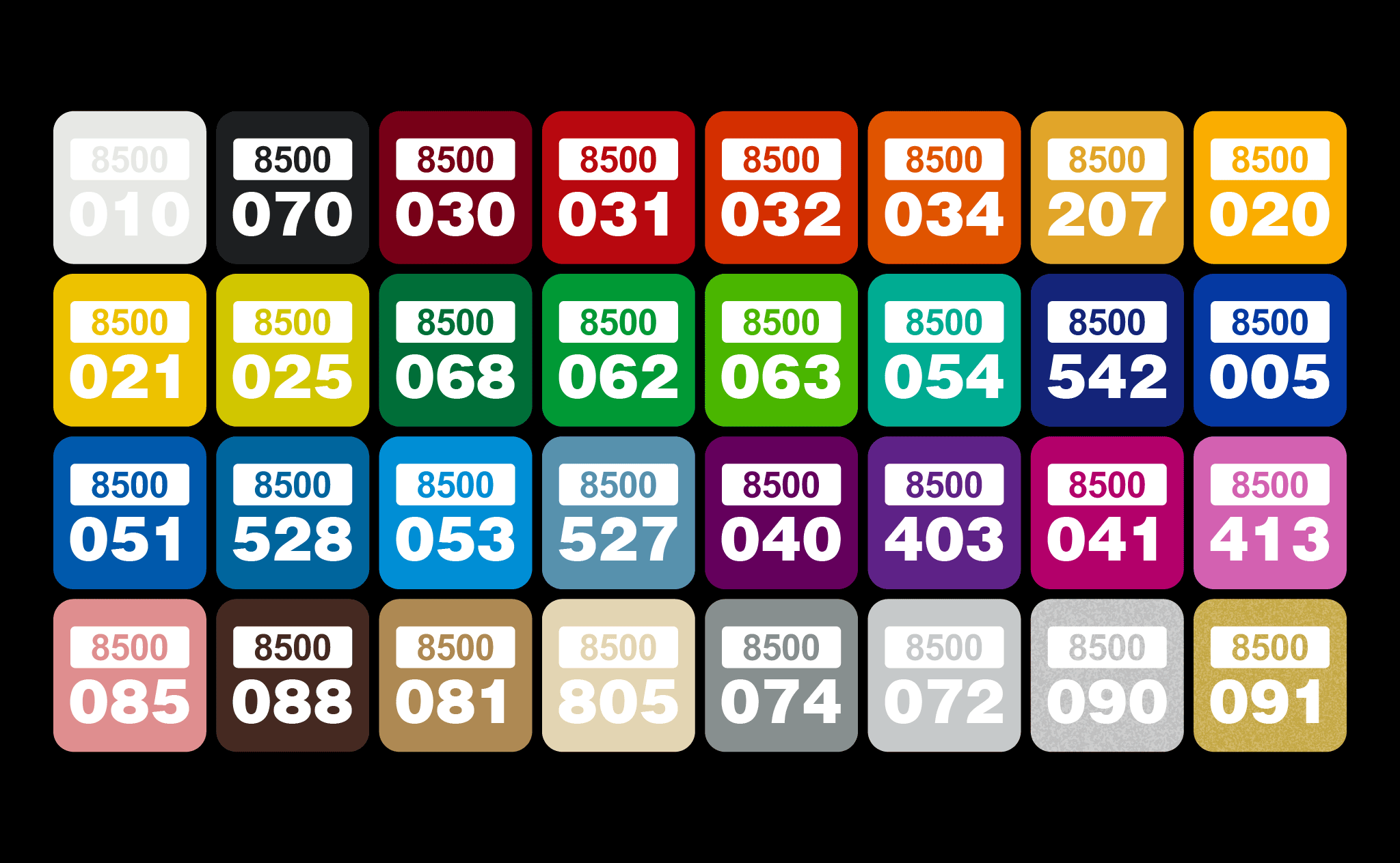 透過性の比較_8500電飾用シート 非透過のデータ