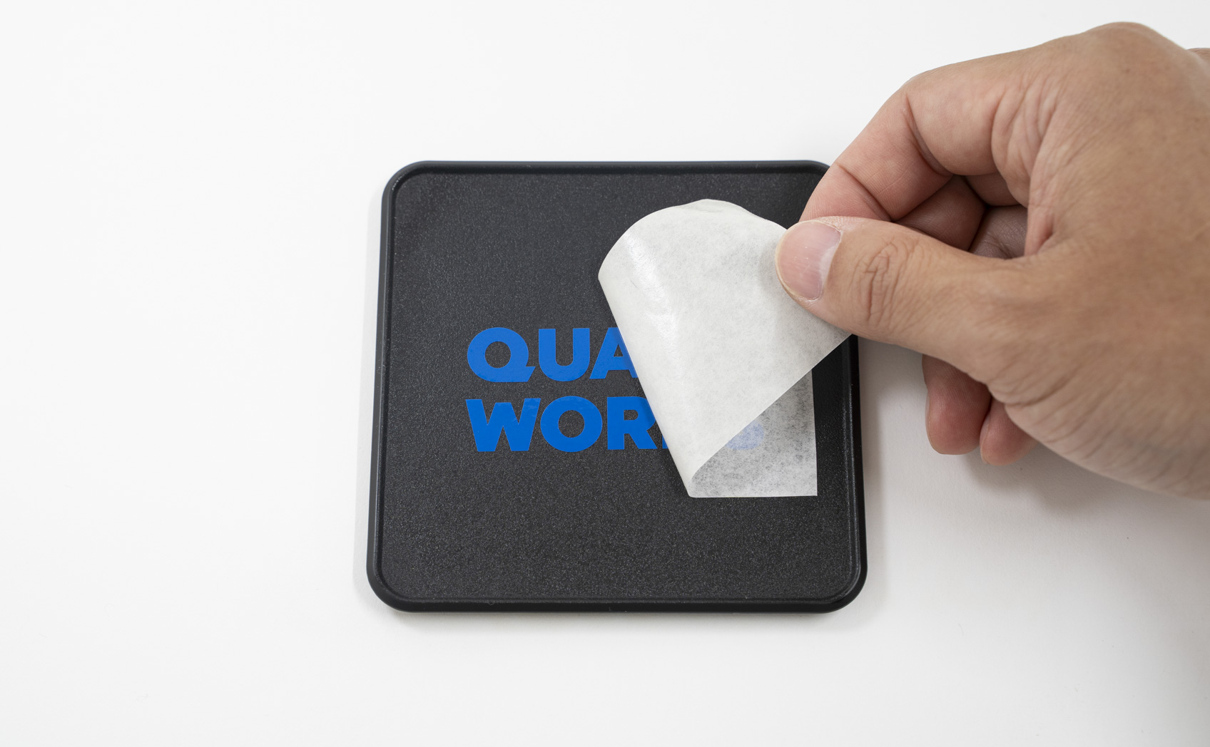 ザラザラのプラスチック