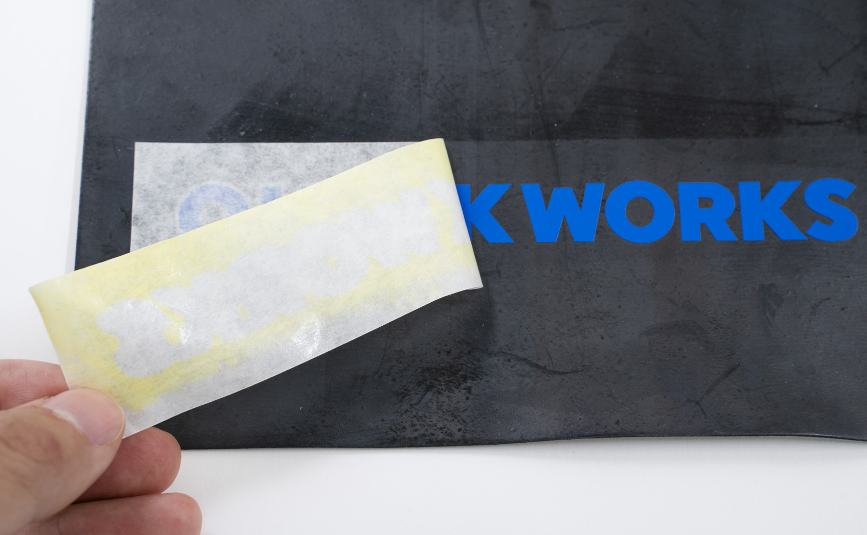 ゴムをアルコールで拭かなかった場合