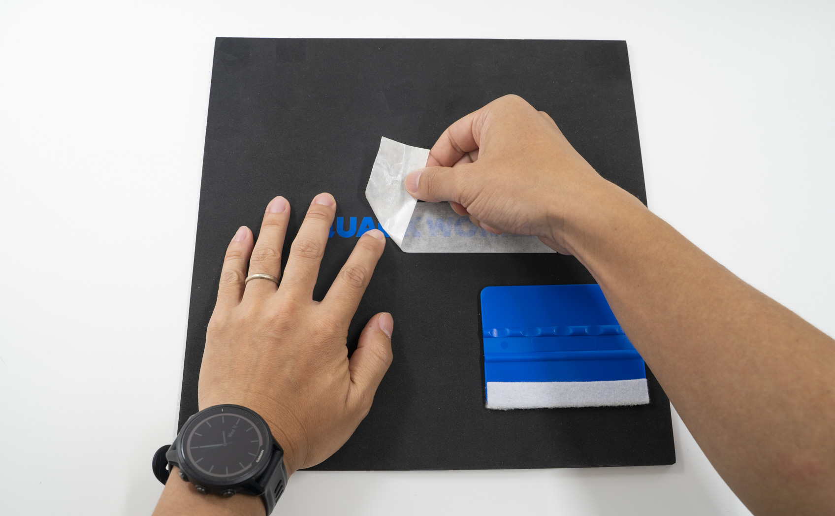 貼れる場所・貼れない場所 スポンジゴム