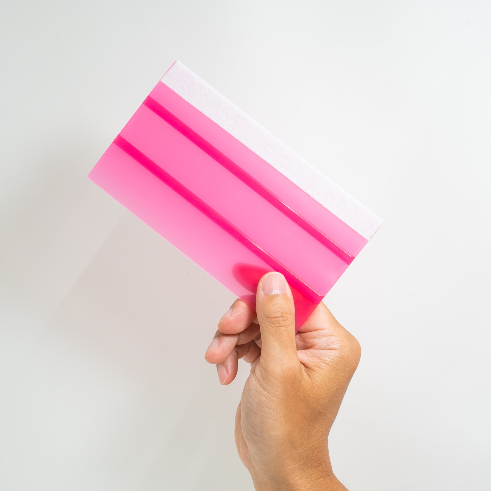 スキージー（L / ピンク・透明）